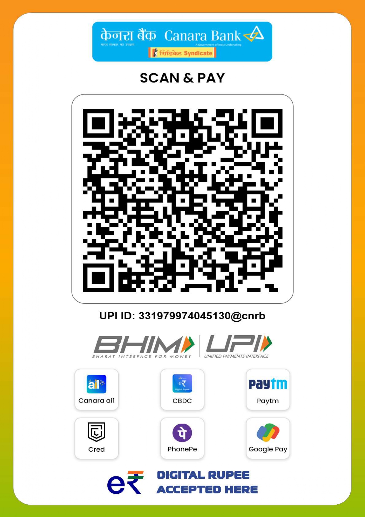 Payment QR Code